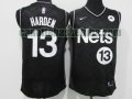canotta Uomo basket Brooklyn Nets Nero James Harden 13 Edizione guadagnata