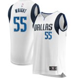 canotta Uomo basket Dallas Mavericks Bianco Delon Wright 55 Association Edition