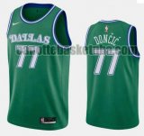 canotta Uomo basket Dallas Mavericks verde Luka Doncic 77 2020-21 Classics Swingman
