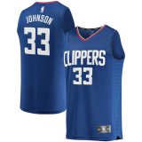 canotta Uomo basket Los Angeles Clippers Blu Wesley Johnson 33 Icon Edition