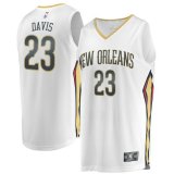 canotta Uomo basket New Orleans Pelicans Bianco Anthony Davis 23 Association Edition