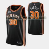 canotta Uomo basket New York Knicks Nero julius randle 30 2022 City Edition 75th Anniversary Edition