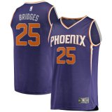 canotta Uomo basket Phoenix Suns Porpora Mikal Bridges 25 Icon Edition
