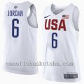 maglia DeAndre Jordan 6 nba usa Olimpiadi 2016 bianco