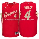 maglia redick #4 los angeles clippers natale 2015 rosso