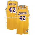 canotta james worthy #42 los angeles lakers classico giallo