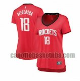 canotta Donna basket Houston Rockets Rosso Thabo Sefolosha 18 icon edition