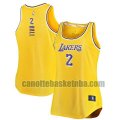 canotta Donna basket Los Angeles Lakers Giallo Lonzo Ball 2 clasico