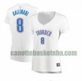 canotta Donna basket Oklahoma City Thunder Bianco Danilo Gallinari 8 association edition