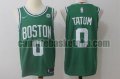 canotta Uomo basket Boston Celtics Verde Jayson Tatum 0 Pallacanestro a buon mercato