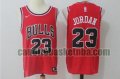canotta Uomo basket Chicago Bulls Rosso Michael Jordan 23 Pallacanestro