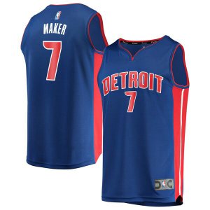 canotta Uomo basket Detroit Pistons Blu Thon Maker 7 Icon Edition