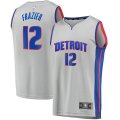 canotta Uomo basket Detroit Pistons Grigio Tim Frazier 12 Dichiarazione Edition