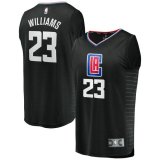 canotta Uomo basket Los Angeles Clippers Nero Lou Williams 23 Dichiarazione Edition