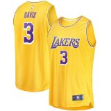 canotta Uomo basket Los Angeles Lakers Giallo Anthony Davis 3 Icon Edition
