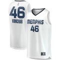canotta Uomo basket Memphis Grizzlies Bianco John Konchar 46 Association Edition