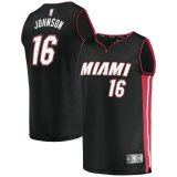 canotta Uomo basket Miami Heat Nero James Johnson 16 Icon Edition