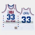 canotta Uomo basket New York Knicks Bianco Patrick Ewing 33 All Star 1988
