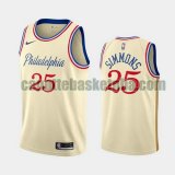 canotta Uomo basket Philadelphia 76ers Bianco Ben Simmons 25 2019-20 Ciudad Crema
