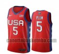 canotta Uomo basket USA 2020 Rosso Kelsey Plum 5 USA Olimpicos 2020