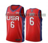 canotta Uomo basket USA 2020 Rosso Sue Bird 6 USA Olimpicos 2020