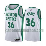 Maglia Uomo basket Boston Celtics Bianco Marcus Smart 36 2020-21 City Edition