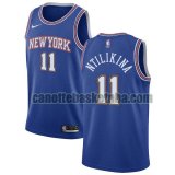 Maglia Uomo basket New York Knicks Blu Frank Ntilikina 11 Dichiarazione stagione 2020-21