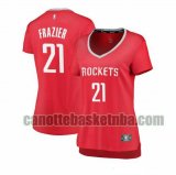 canotta Donna basket Houston Rockets Rosso Michael Frazier 21 icon edition