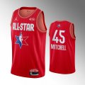 canotta Uomo basket All Star 2020 Rosso Donovan Mitchell 45
