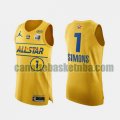 canotta Uomo basket All Star gold Anfernee Simons Blazers 1 2021