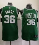 canotta Uomo basket Boston Celtics Verde Marcus Smart 36 Pallacanestro cucita