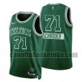 canotta Uomo basket Boston Celtics Verde SCHRODER 71 2022 City Edition 75th Anniversary Edition