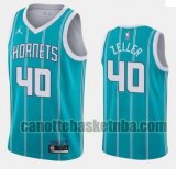 canotta Uomo basket Charlotte Hornets blu Cody Zeller 40 2020-21 Jordan Brand Icon Edition Swingman