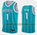 canotta Uomo basket Charlotte Hornets blu Malik Monk 1 2020-21 Jordan Brand Icon Edition Swingman