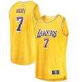 canotta Uomo basket Los Angeles Lakers Giallo JaVale McGee 7 Icon Edition