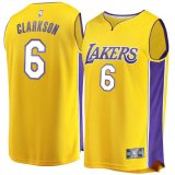 canotta Uomo basket Los Angeles Lakers Giallo Jordan Clarkson 6 Icon Edition
