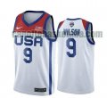 canotta Uomo basket USA 2020 bianca A'ja Wilson 9 USA Olimpicos 2020