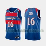 canotta Uomo basket Washington Wizards Blu GILL 16 2022 City Edition 75th Anniversary Edition