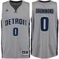 maglia Andre Drummond 0 2017 Detroit Pistons grigio