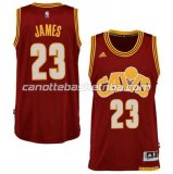 maglia LeBron james 23 cleveland cavaliers climacool rosso