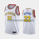 Maglia Uomo basket Golden State Warriors bianca Andrew Wiggins 22 Dichiarazione stagione 2020-21