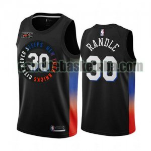 Maglia Uomo basket New York Knicks Nero Julius Randle 30 2020-21 City Edition