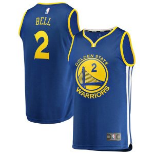 canotta Uomo basket Golden State Warriors Blu Jordan Bell 2 Icon Edition