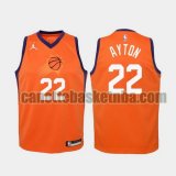canotta Uomo basket Phoenix Suns Arancione Deandre Ayton 22 2020-21 Statement