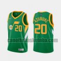 canotta Uomo basket Utah Jazz verde Udoka Azubuike 20 2020-21 Earned Edition