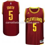 canotta nba smith #5 cleveland cavaliers 2014-2015 rosso