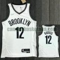 canotta poco prezzo Uomo basket Brooklyn Nets bianco HARRIS 12 21-22 75° anniversario