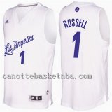maglia d'angelo russell 1 Natale 2016-2017 los angeles lakers bianco