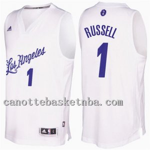maglia d'angelo russell 1 Natale 2016-2017 los angeles lakers bianco