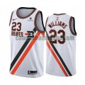 Maglia Uomo basket Los Angeles Clippers bianca Lou Williams 23 Dichiarazione stagione 2020-21